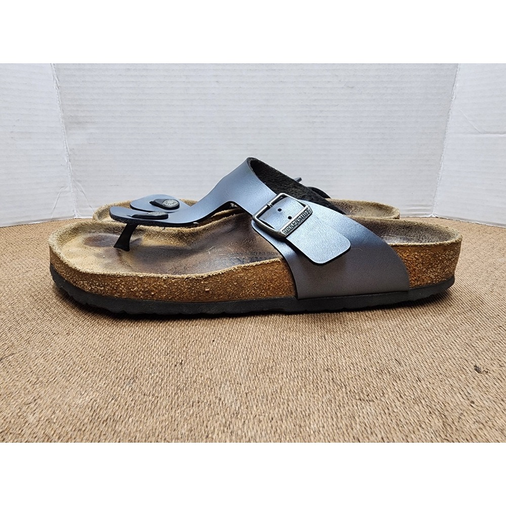 Birkenstock Gizeh BS Regular Fit Onyx (Metallic Gray ) Size Women 11 Mens 9